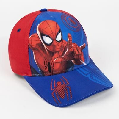Kinder Spider-Man Cap Marvel Jungen Mädchen Mütze verstellbar rot 4-8 Jahre