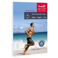 11x17in Koala Ultra Premium Satin Photo Paper 50 Sheets 72lb for Inkjet