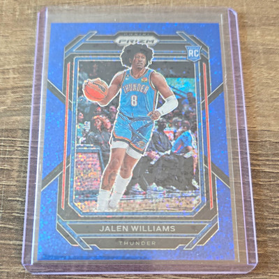 Panini 2022-23 Prizm Jalen Williams RC Blue Sparkle /144 #246 OKC Thunder
