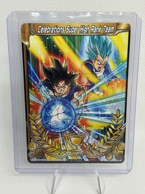 2019 Dragon Ball Super Celebrations Super High Rank Team Merit Card Top 16