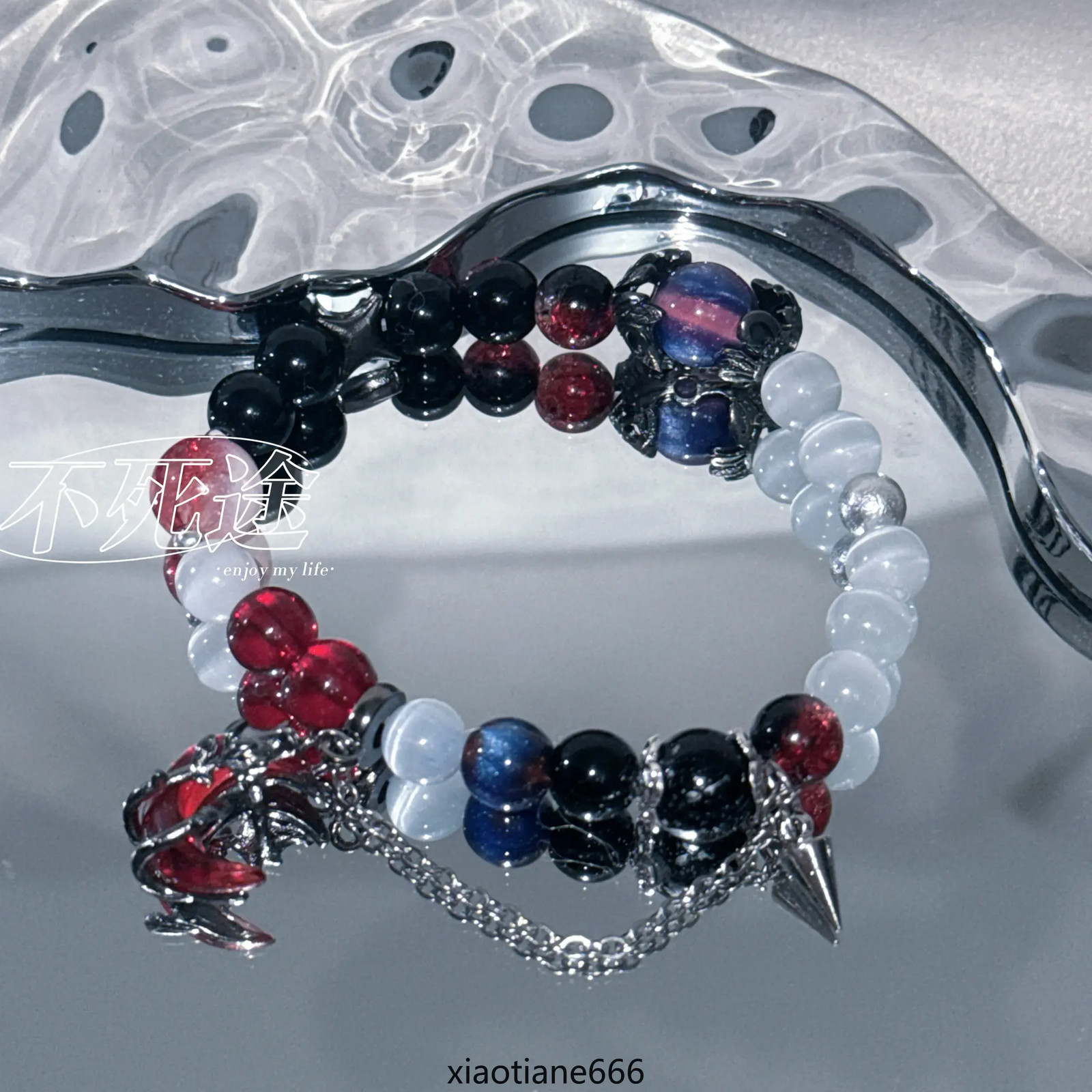 Honkai: Star Rail La Mancha Ashveil Bead Bracelets Hand Chain Pendant Handmade