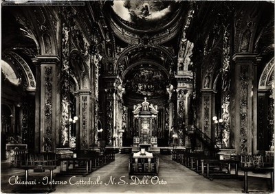 CPM AK Chiavari innen Kathedrale N.S. Dell'Orto ITALY (1500202)
