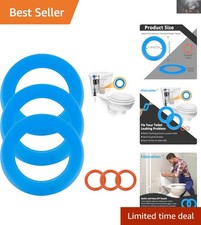 Durable 3-Piece Flush Valve Seal Set for American Standard Toilets - Leak Proof