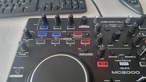 Denon DJ MC2000 Controller Good Condition 2-Channel Serato Interface Modified - Picture 8 of 15