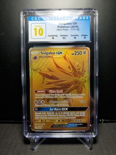Solgaleo-GX graded CGC 10 for sale on eBay