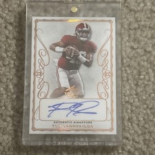 2020 LEAF TRINITY MULTI-SPORT SET FOOTBALL TUA TAGOVAILOA ROOKIE AUTO CARD
