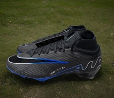 Nike Men Zoom Superfly 9 Elite FG Black Chrome Hyper Royal DJ4977-040 Size 7 NEW