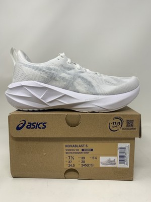 Women's Asics Novablast 5, White/Piedmont Grey, 7.5 B Medium US | eBay