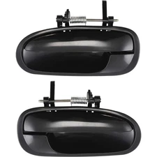 Exterior Door Handle For 96-2000 Honda Civic Set of 2 Rear Sedan Primed Plastic