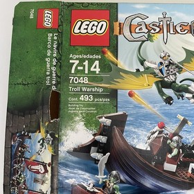 Lego Troll Warship 7048 Box only Castle Fantasy Era Kingdoms no Set or Minifigs