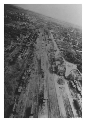 Fulda Germany Railroad Yards Bomb Damage 9 May 1945