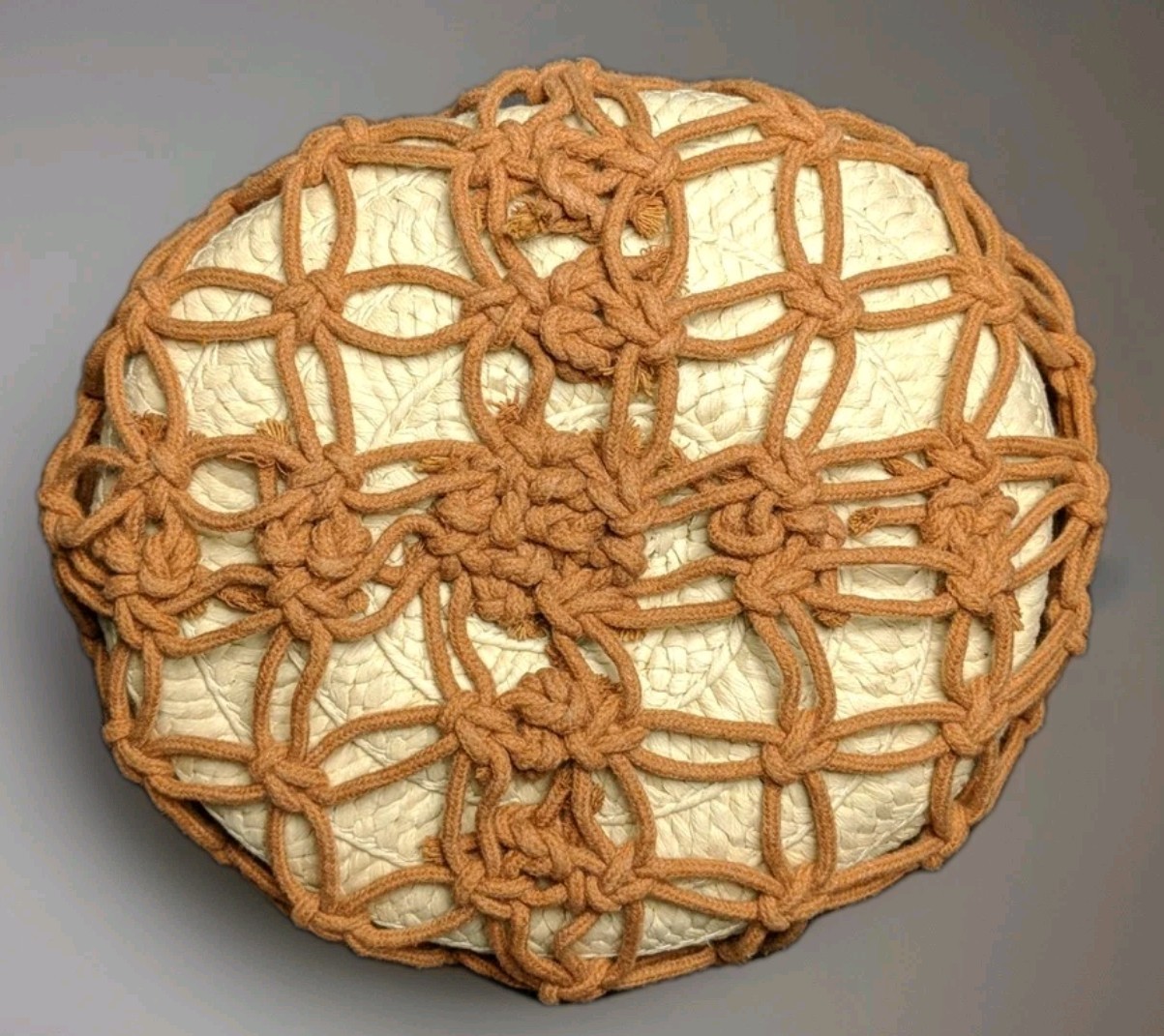 FUN AND UNIQUE UNIVERSAL THREAD LARGE MACRAME HOB… - image 6