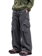 Men's Baggy Hiking Cargo Pants Lightweight Water Resistant Parachute Pants  ...