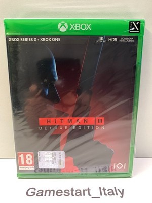 HITMAN III 3 DELUXE EDITION - XBOX ONE & SERIES X - NEW SEALED PAL VERSION