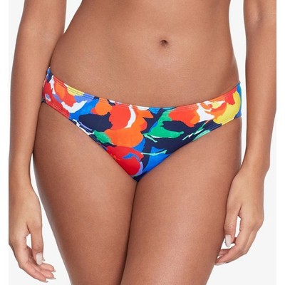 Lauren Ralph Lauren Women Abstract Floral Hipster Swim Bikini Bottoms Size US 16