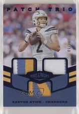 2019 Panini Plates & Patches Trio Blue 37/50 Easton Stick #PT-EST Patch 7l6