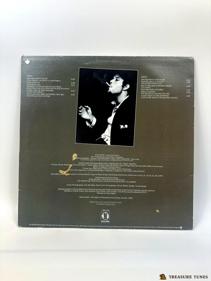 Tom Waits - Small Change Vinyl LP [1976] 7ES-1078 - Image 3 of 4