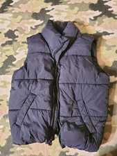 Old Navy Kids Size XS Black Puffer Vest Full Zip Front