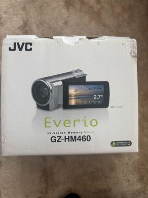 【動作品】JVC EverioハイビジョンムービーGZ-HM460-Ｂ　ブラック JVC Everio GZ-HM460 HD Camcorder Black with Accessories Tested