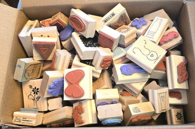 LARGE Selection Wood Mounted RUBBER STAMPS Craft Card  Scrapbooking, Stampin UP!