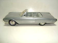 Amt 1961 Ford Thunderbird Convertible Dealer Promo Model Car Silver Metallic Amt 1961 Ford Thunderbird Convertible Dealer Promo Model Car Silver Metallic