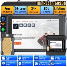 2026 ThinkScan 689BT auto KFZ Diagnosegerät 34 Reset Auslesegerät ALLE System DE