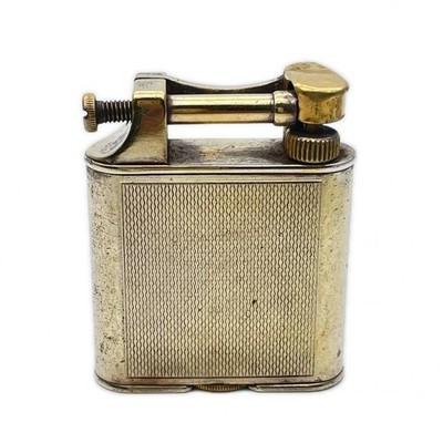 Working Dunhill Unique Gold Oil Lighter