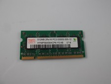 Ram Memory SO-DIMM 512 MB PC2-5300S HYNIX HYMP564S64CP6-Y5 0
