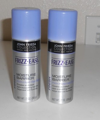 John Frieda 2 Pack Frizz-Ease Lot - 2 oz.  Moisture Barrier Firm Hold Hair Spray