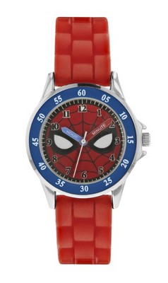 Disney Marvel Spiderman Red Silicone Strap Watch SPD9038