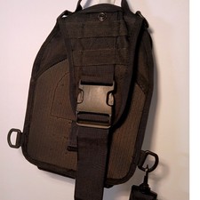 Unbranded Tactical Sling Bag Men Medium Black Good Molle Utility Pack