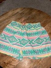 Chubbies Shorts Teal Aztec The En Fuegos 5.5 Swim Trunks Lined Size M Mens