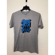 Next Level Apparel Mens M TShirt Museum of Illusions Chicago Graphic Tee Gray