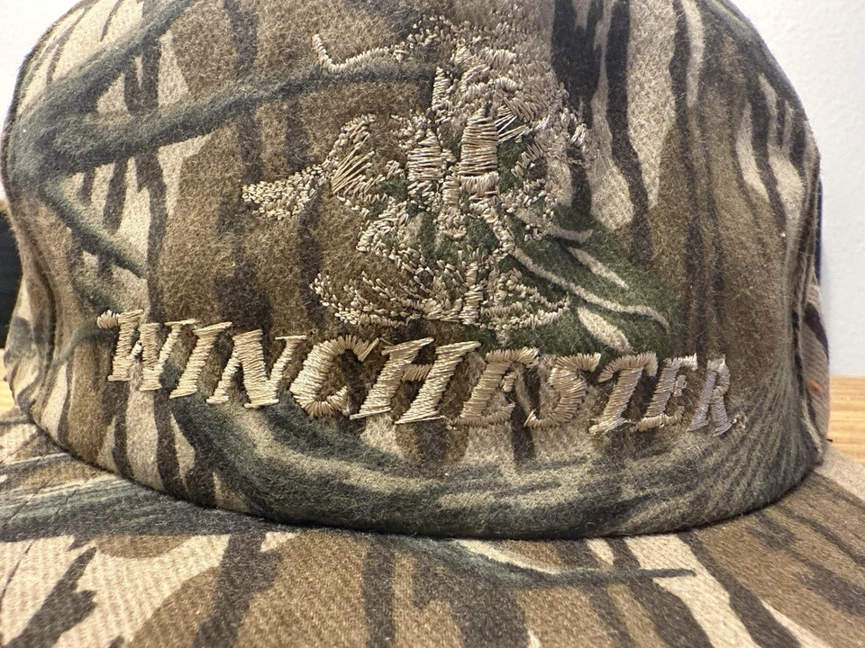 NWT Vintage Mossy Oak Treestand WINCHESTER Embroidered Hat Made In The USA New - Image 2 of 4
