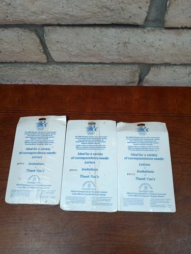 1984 OLYMPICS 12 FOLDOVERS HANDY PEEL & FACTORY SEALED COLLECTIBLES. Lot Of 3 image 5