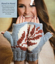 HAND IN HAND FINGERLESS GLOVES KNITTING PATTERN