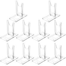 10 Sets Adjustable for angle Acrylic Display Stand for Plate, purses,clutch b...