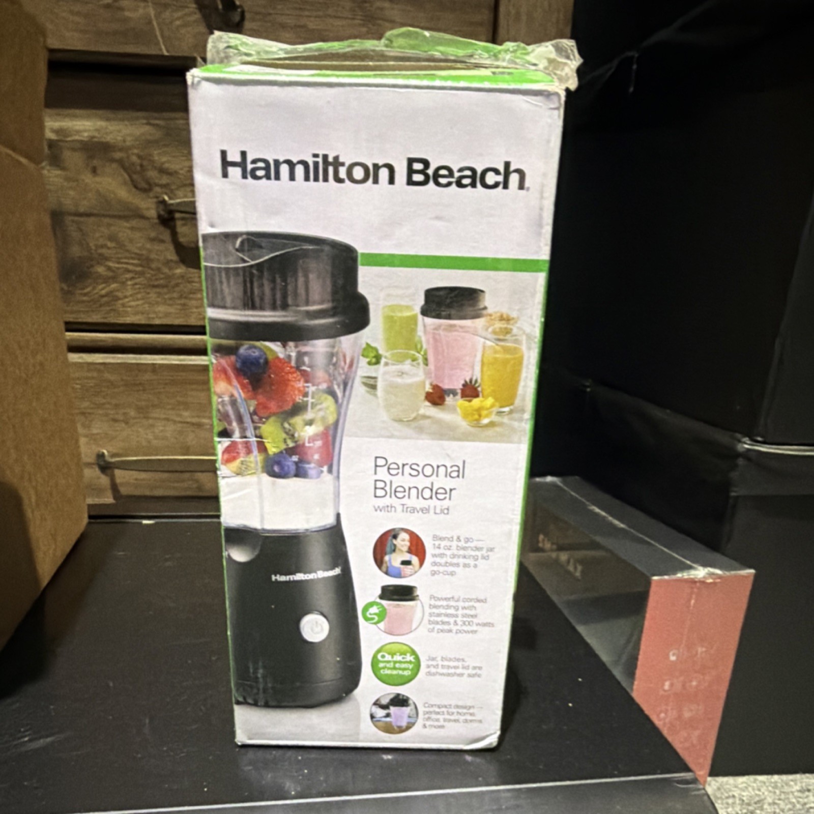 Hamilton Beach 51146G Personal Blender 300W 14oz BPA-Free Po