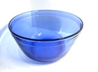 *Vintage Anchor Hocking Ovenware Cobalt Blue Glass Mixing Bowl 4 QT