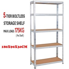 Garage Shelving Unit Heavy Duty Metal Rack Storage Warehouse Shelf Organizer