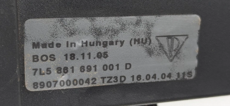 03-10 Cubierta de carga retráctil maletero trasero Porsche Cayenne S 957 95555177305 Foto 2 de 4