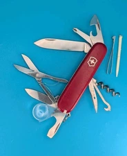 Victorinox Explorer Red Swiss Army Knife w/ Magnifying Glass!