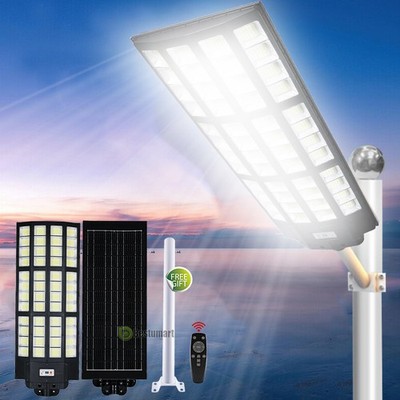 11000W Commercial Solar Street Light, Heavy Duty Parking Lot Light Super Bright