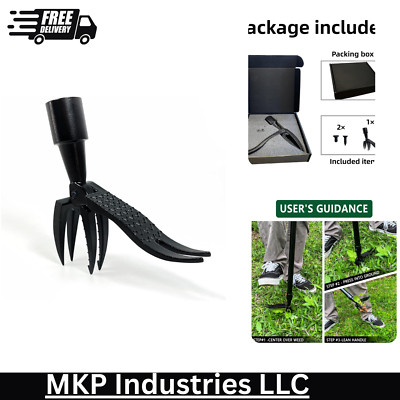 High Hardness Weed Pulling Tool,Manual Stand up Weed Puller Tool Head Replacemen