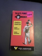 TILLIE'S PUNCTURED ROMANCE - Charlie Chaplin - Marie Dressler - VHS-1985