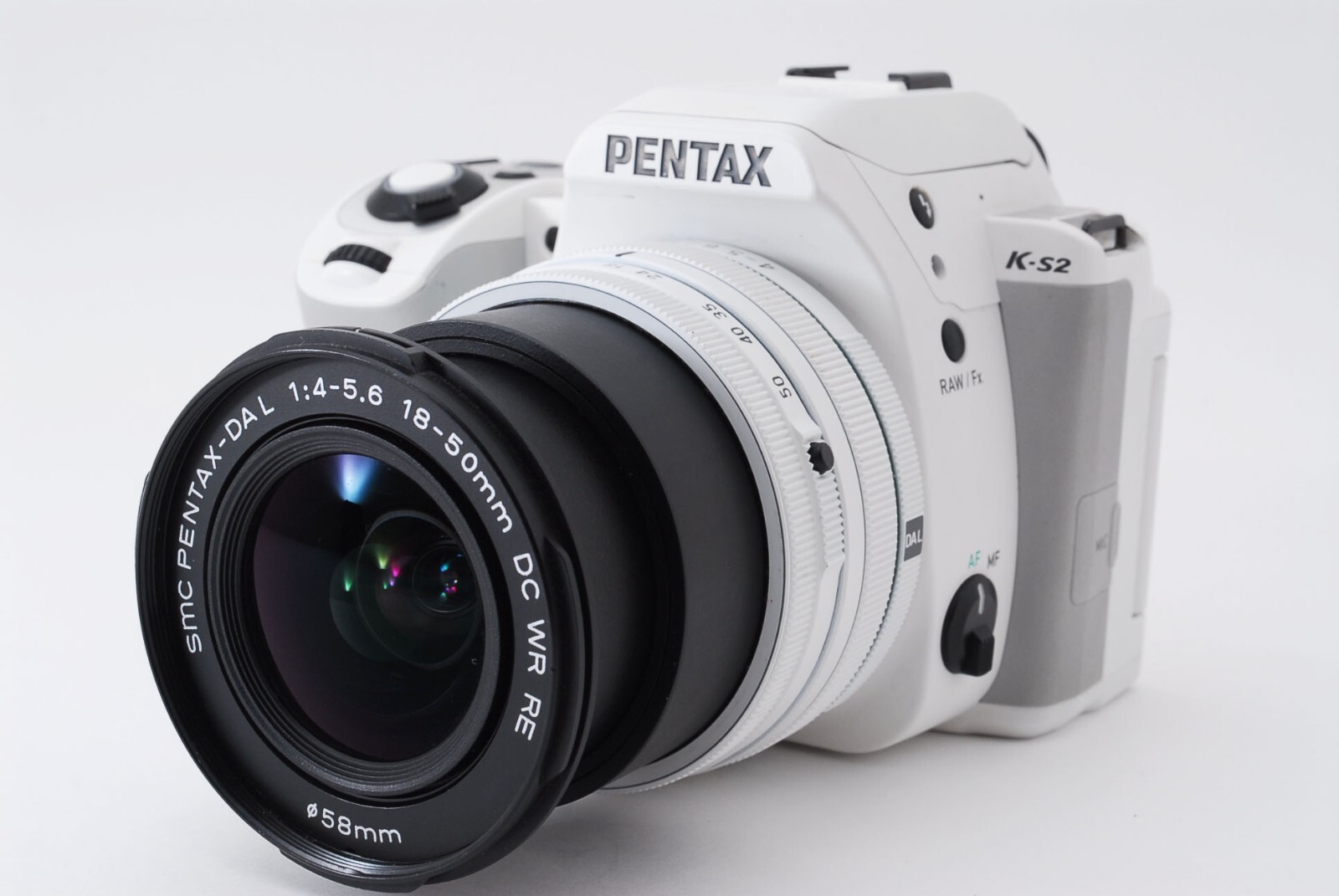 PENTAX KS2 DSLR Camera white w/1850mm Lens kit from Japan [Exc++