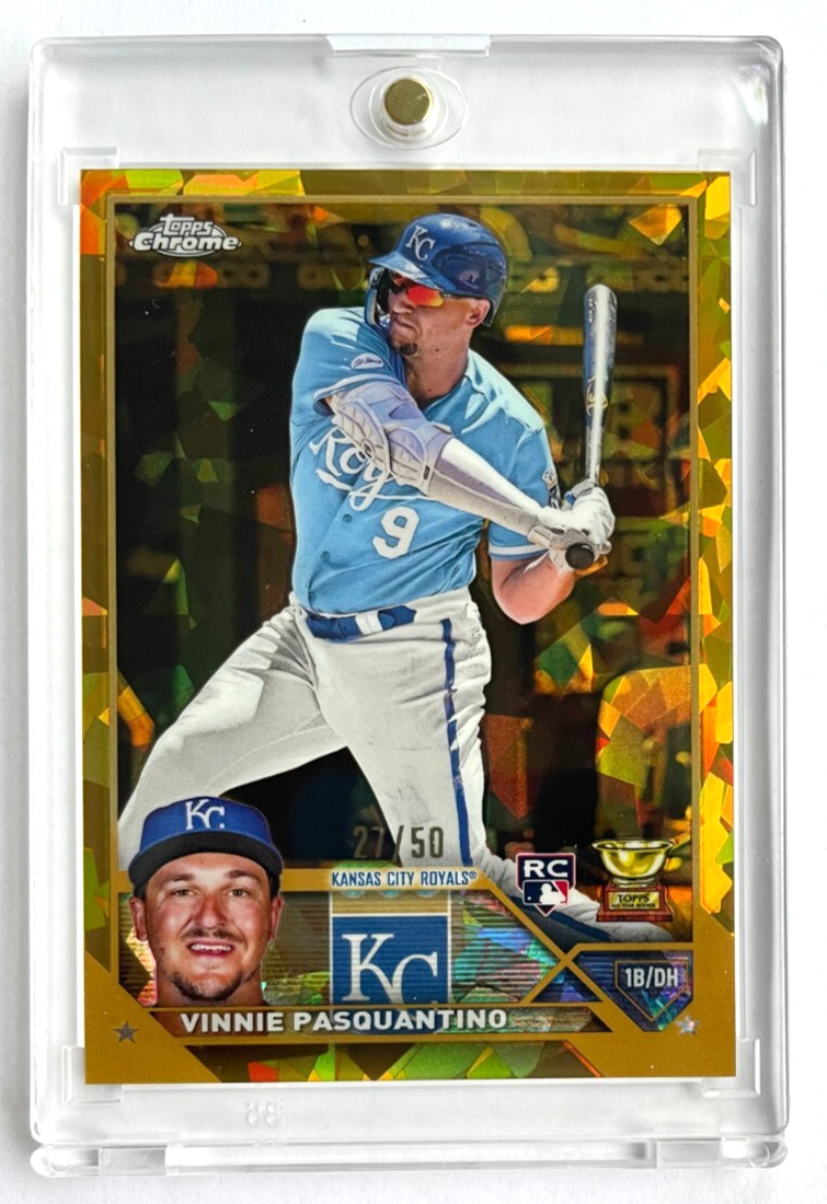 2023 Topps Chrome Vinnie Pasquantino | Sapphire Gold | Rookie RC /50