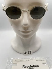 New Vintage Revolution Eyewear With Sun Shade RE084 Pewter Khaki Size: 41 24 140