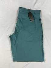 Greyson Golf Pants Wainscott Trousers 38 x 32 Forest Green Polyester MSRP $198