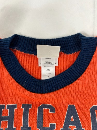 Suéter de fútbol americano Chicago Bears pequeño - 100 % acrílico lavado a máquina VALOR $$ - Imagen 3 de 6